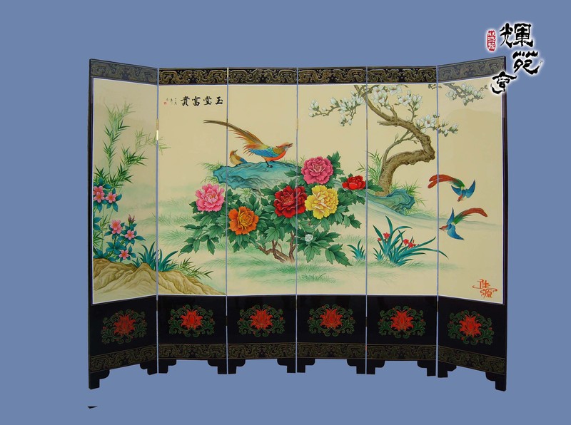 落地屏风