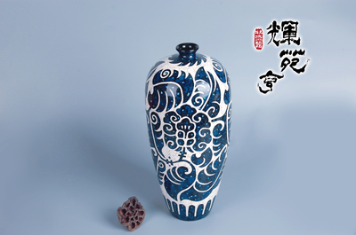 大漆瓶摆件